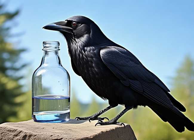 乌鸦喝水的故事儿童故事，乌鸦喝水的故事简单文字