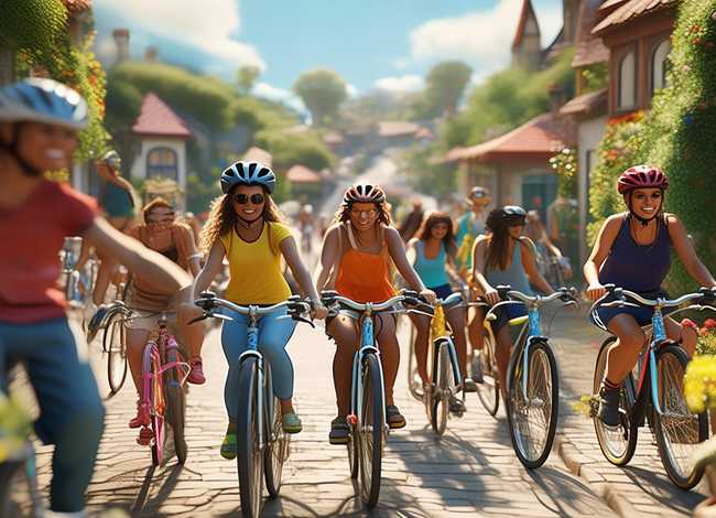 自行车故事的视频 自行车故事的视频素材