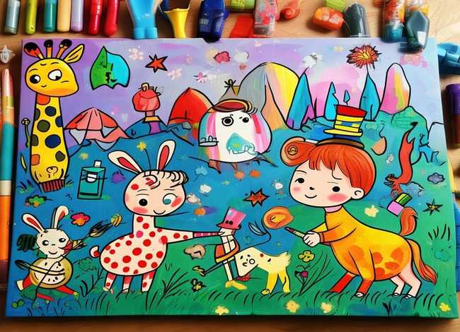 儿童动物画 - 儿童动物画画