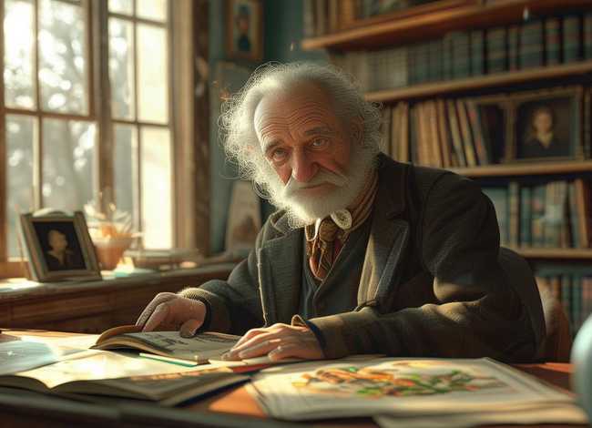 教授童年的故事，一个教授的故事