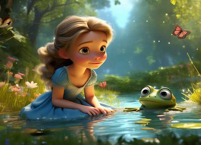儿童故事青蛙王子 - 儿童故事3-6岁青蛙王子
