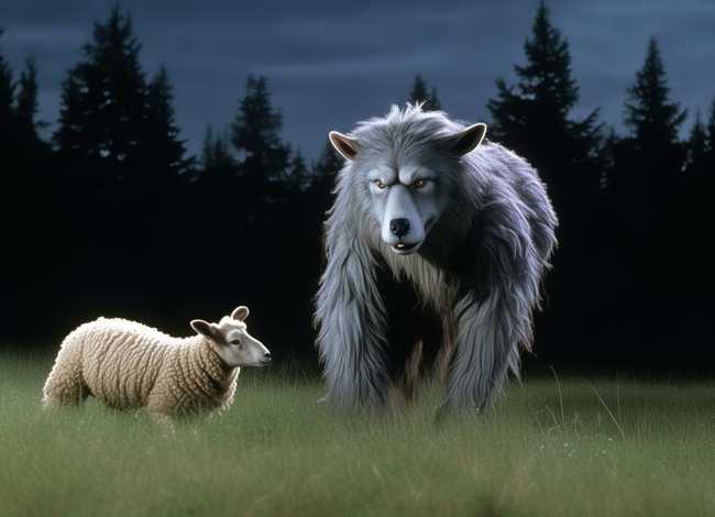 大灰狼吃小羊的故事，大灰狼吃小羊的故事免费