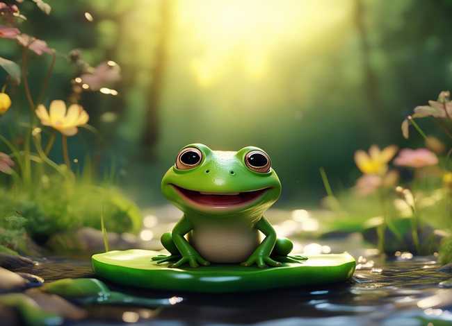 小青蛙简短小故事，启蒙简短小故事小青蛙