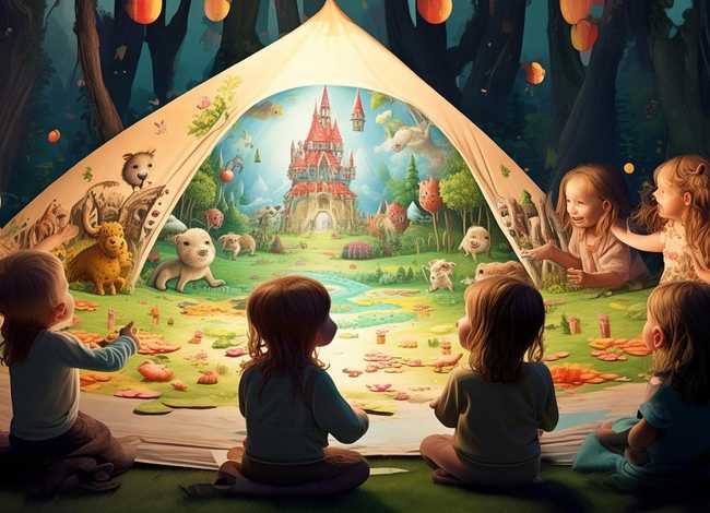 幼儿喜欢的故事 - 幼儿喜欢的故事画成一幅画