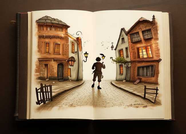 关于小说的简笔画；关于小说的简笔画图片