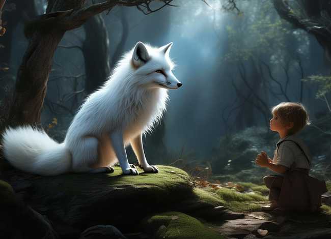 白狐讲述的故事、白狐讲述的故事英文