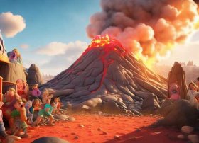 儿童故事火山爆发了 火山爆发故事幼儿园