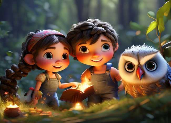 三个角色的儿童故事；有三个角色的绘本故事