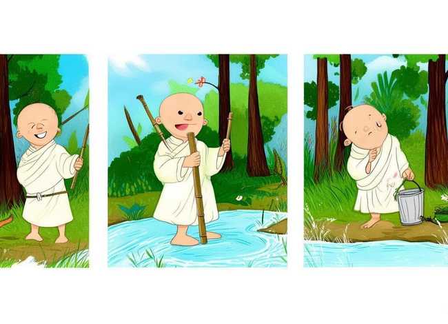 幼儿故事三个和尚文字 幼儿故事三个和尚文字图片