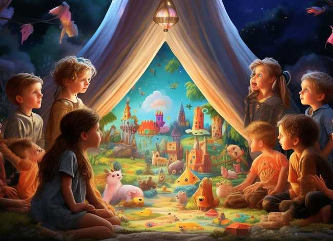 幼儿喜欢的故事 - 幼儿喜欢的故事画成一幅画