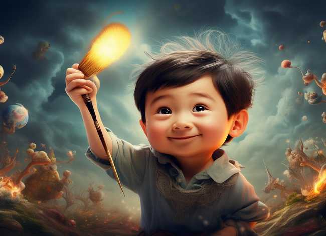 亲子故事神笔马良（熊孩子故事神笔马良）