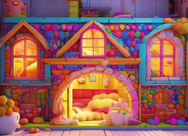 儿童房故事；幼儿房子故事