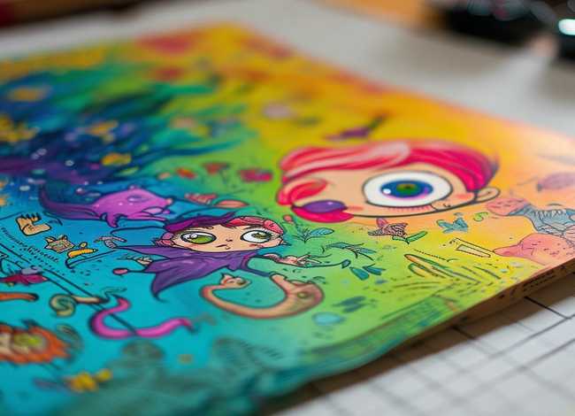 儿童故事绘画本打印版 儿童故事绘画模板打印