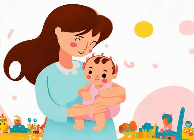 妈妈宝宝儿童画（妈妈宝贝儿童画）