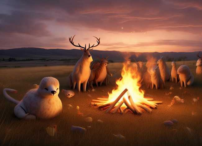 大草原的童话故事；大草原上的故事作文