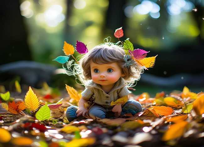 树叶幼儿故事贴画（树叶幼儿故事贴画图片）