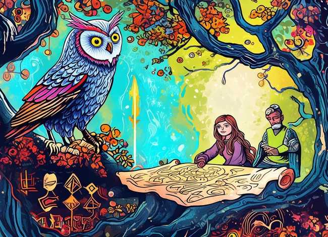 预言故事 寓言故事；预言故事 寓言故事手抄报图片