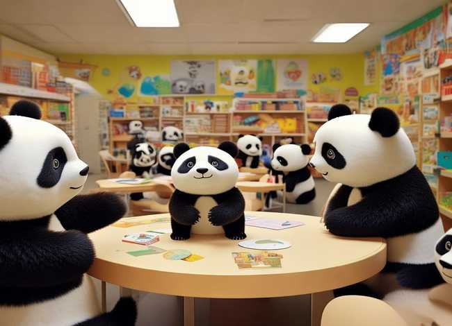 熊猫百货商店中班故事图片（熊猫的百货商店中班教案）