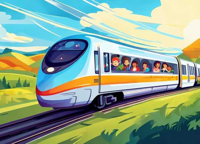 关于高铁的绘本故事 关于高铁的绘本故事图片