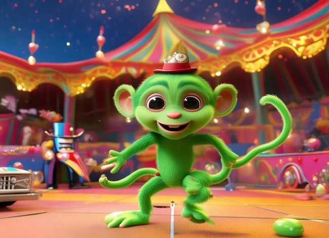 儿童故事马戏团的猴子，马戏团的小猴子