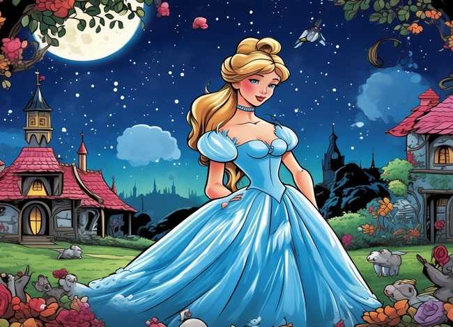 灰姑娘的童话故事漫画 灰姑娘的故事漫画版