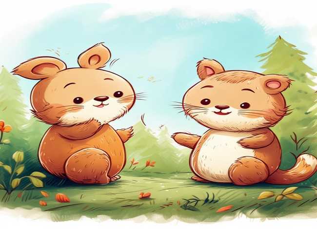 好朋友故事绘本图片、好朋友故事绘本图片简笔画