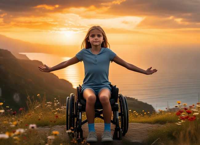 一个残疾女孩的励志故事；一个残疾女孩的励志故事作文
