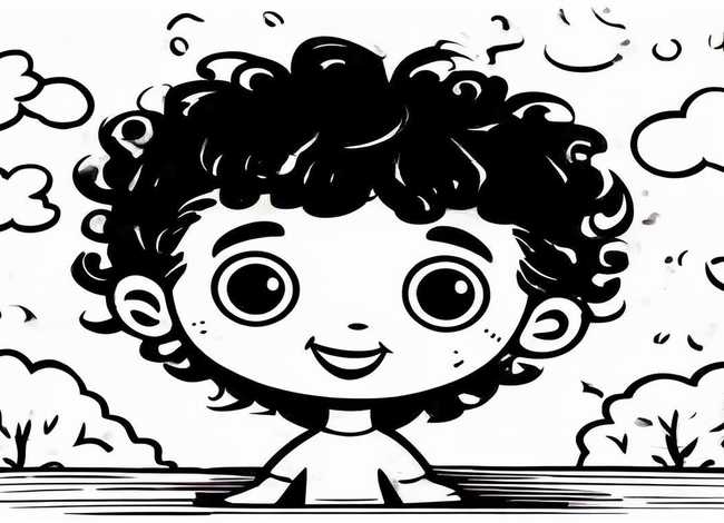 儿童黑白绘本（儿童黑白绘本图片）