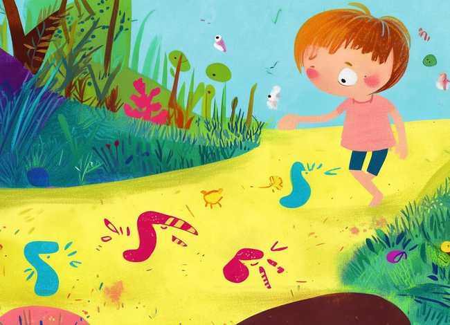 脚印儿童绘本，脚印绘本故事告诉我们什么道理