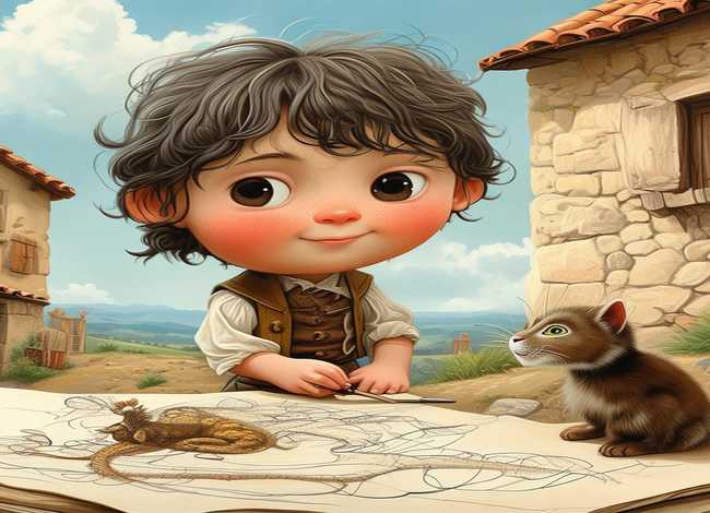 达芬奇的故事儿童版、达芬奇儿时故事