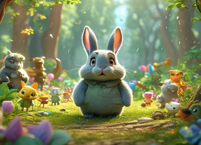 小灰兔找朋友儿童故事（小灰兔找朋友的故事）