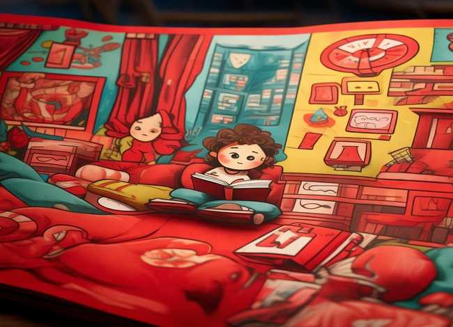 打印红色主题故事绘本，打印红色主题故事绘本怎么画