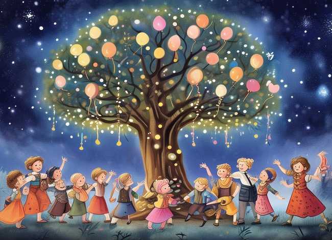 经典故事绘画作品儿童（经典故事插画手绘）