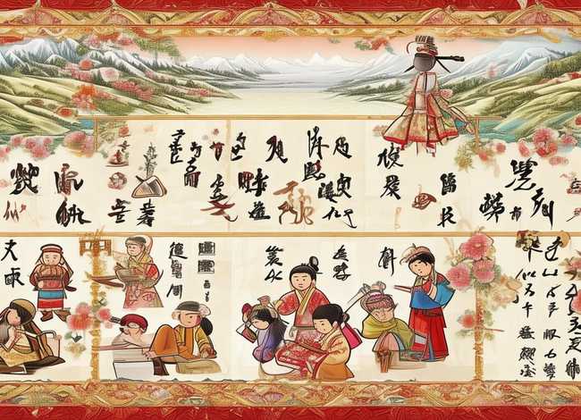 学习传统故事绘画 - 学传统文化手抄报