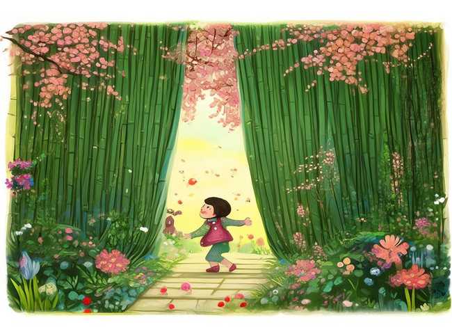 桃花源的故事幼儿绘本（桃花源的故事幼儿绘本图片）