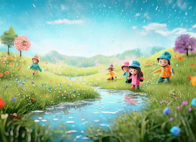 有关春雨的绘本、幼儿园有关春天的雨的绘本