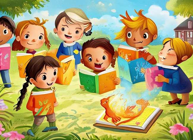 儿童英文小故事手绘；少儿英文小故事