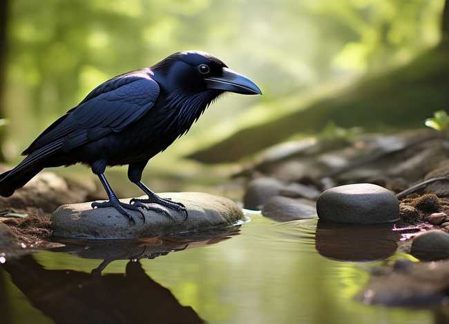 乌鸦喝水儿童故事ppt免费模板、乌鸦喝水ppt模板免费下载