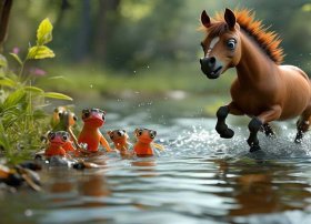 小蝌蚪找妈妈故事视频、小蝌蚪找妈妈故事视频完整版小马过河