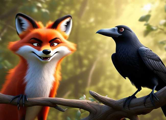 乌鸦和狐狸的故事视频讲故事 乌鸦和狐狸的故事视频讲故事大全