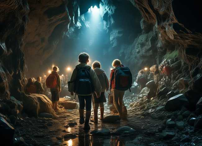 地下探险儿童；地下探险手游