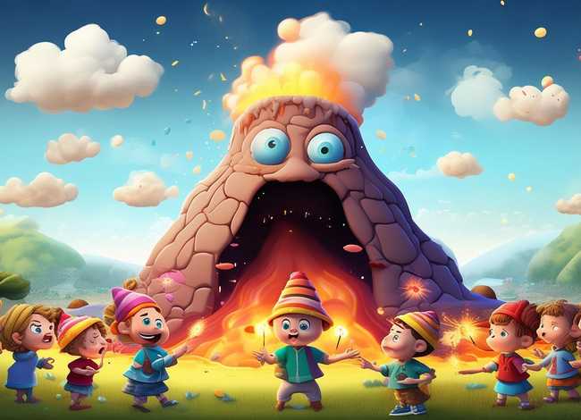 儿童故事火山视频 - 给小朋友讲火山故事视频