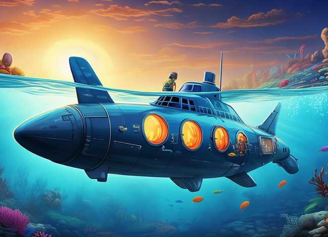 潜水艇的故事绘本（潜水艇的故事绘本图片）