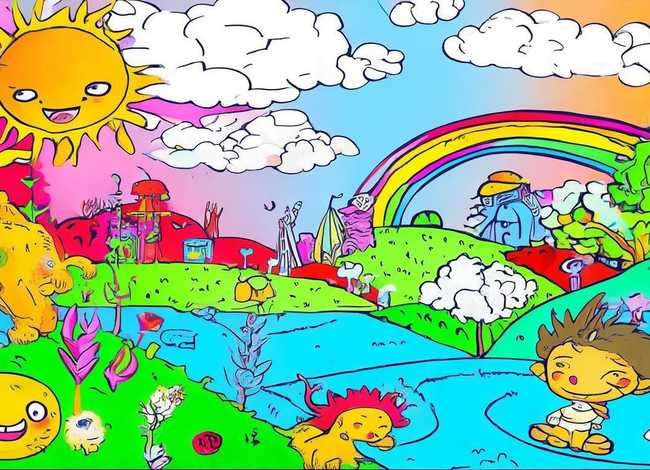 儿童绘画故事文字版；幼儿绘画故事带文字带图片