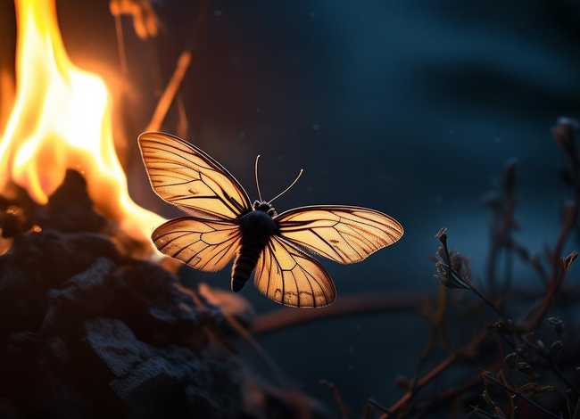 飞蛾扑火的故事300字；飞蛾扑火的故事300字左右