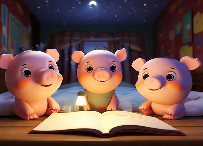 儿童睡前故事文字版本；儿童睡前故事文字版本三只小猪
