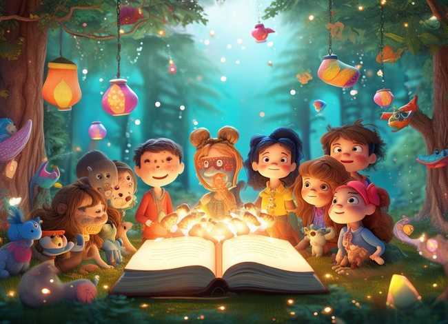 儿童故事创编画视频、幼儿故事创编画4幅