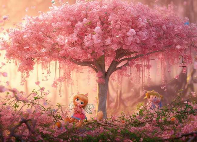关于桃花的童话；关于桃花的童话作文