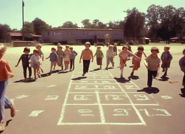 80年代儿童游戏，80年代儿童游戏跳房子