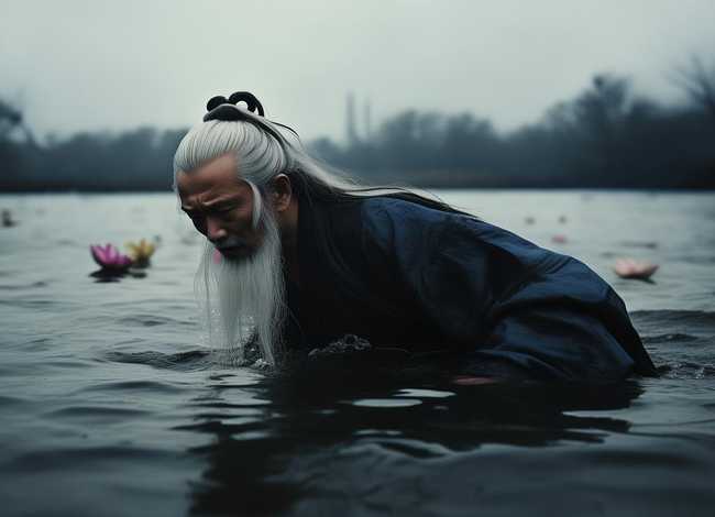 屈原投江的故事绘本（屈原投江的故事绘本图片）